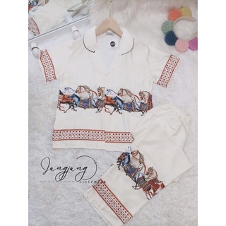 💕ĐỒ BỘ PYJAMA TAY NGẮN💕LỤA LATIN SAM