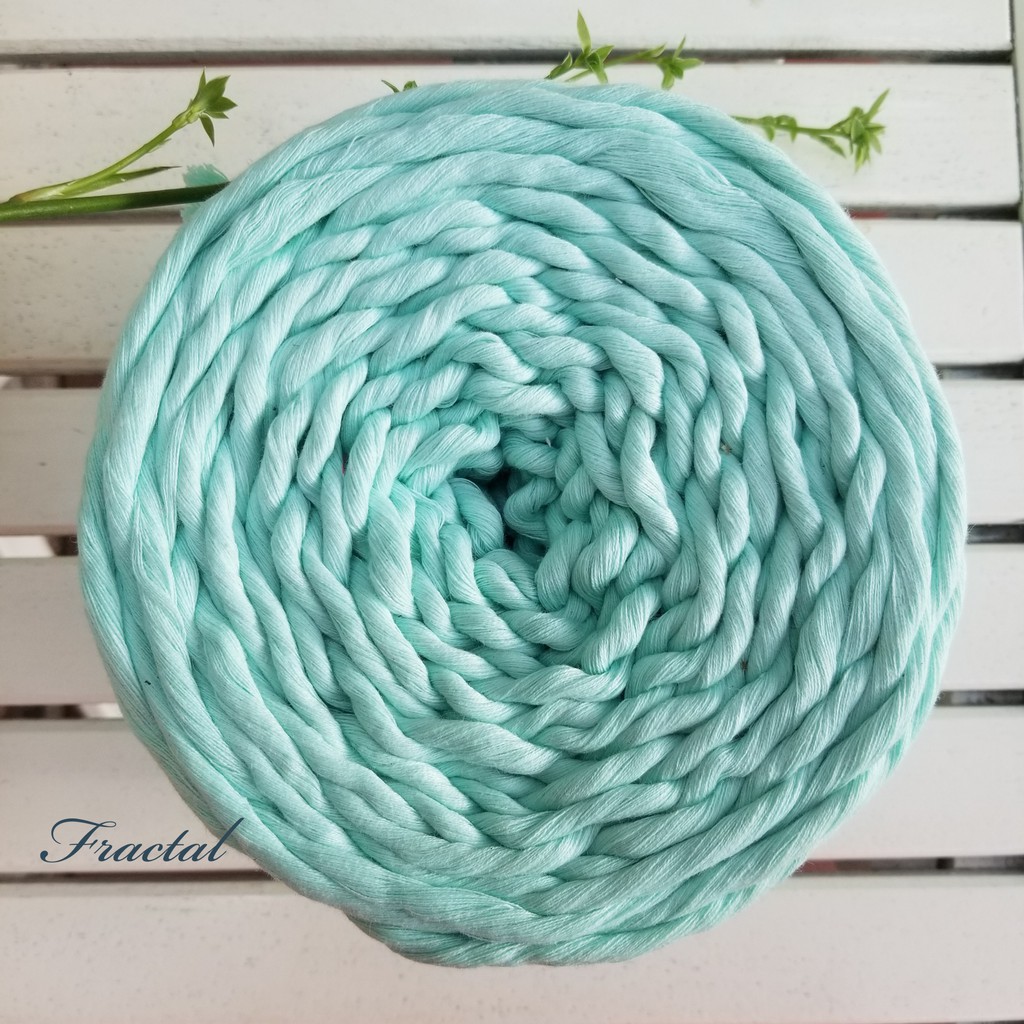 [Tặng 1 móc chữ S khi mua từ 1kg trở lên] Dây se 1 chiều 5mm, Sợi cotton làm macrame, Màu sắc đa dạng