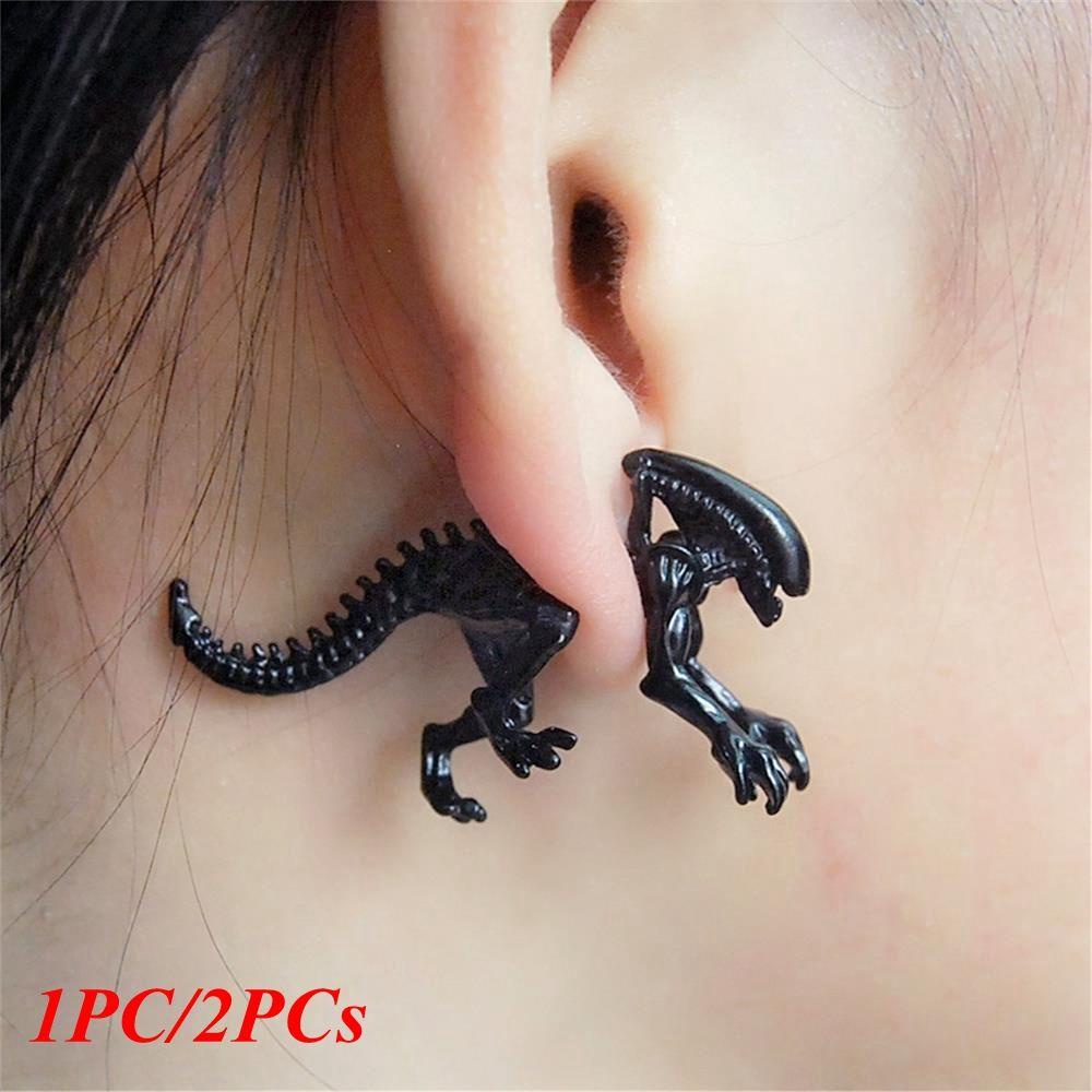 JONYE Set 1 / 2 Khuyên Tai HìNh KhủNg Long ĐộC ĐáO ThờI Trang Cho Nam Nữ