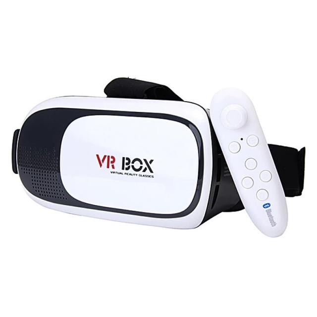 Kính thực tế ảo 3D VR Box giá siêu rẻ phiên bản 2 tặng tay cầm chơi game F1-u44 thumbnail