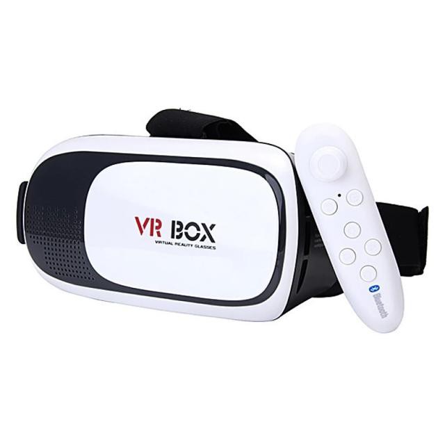 Kính thực tế ảo 3D VR Box giá siêu rẻ phiên bản 2 tặng tay cầm chơi game F1-u44