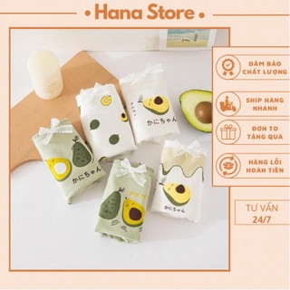 Set 5 Quần Lót Nữ Quả Bơ Cotton LAYANA Co Dãn 4 Chiều Quả Bơ Cute Hot Trend ( Được Chọn Màu)_LAYANA STORE
