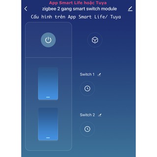 Module Tuya Smart Life, Zigbee / Wifi, loại 1/2/3 đèn, Home Assistant (Hass) -