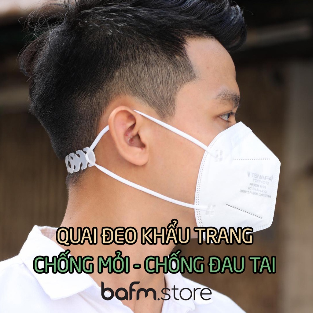 Dây đeo khẩu trang - Quai đeo Chống Mỏi Chống Đau tai - Chất liệu nhựa tốt &amp; mềm dẻo nhiều nấc chỉnh