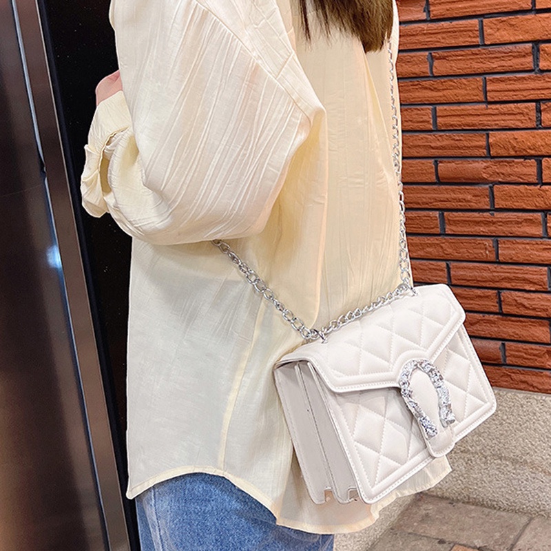 Túi đeo vai IELGY dây xích thời trang dành cho nữ