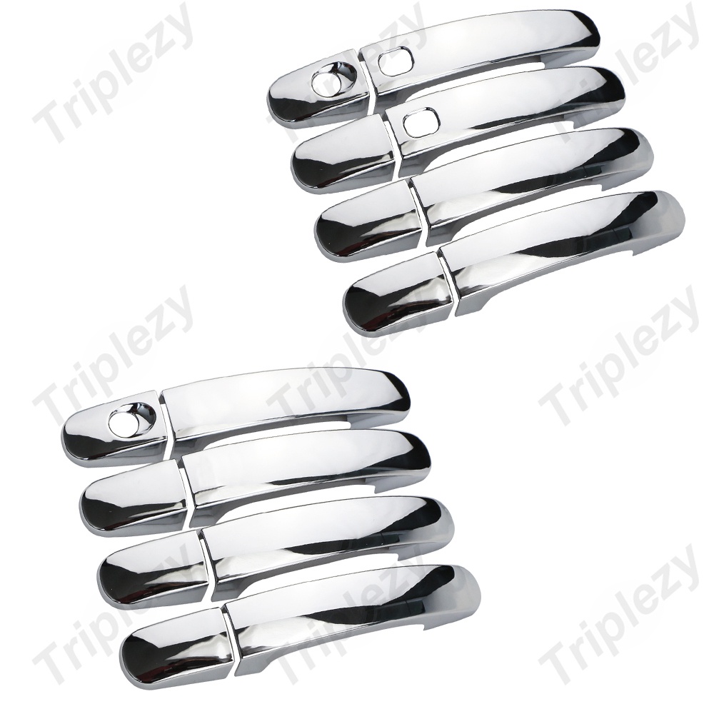 Bộ 8 Miếng Dán Tay Nắm Cửa Xe Hơi Bằng ABS / Sợi Carbon Cho Ford Focus MK2 MK3 2005-2018 Kuga Escape Ranger Wildtrak T6