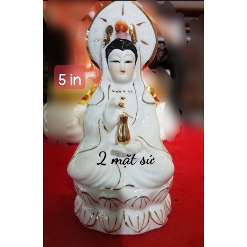 Tượng Quan Âm 2 Mặt Để Xe ÔTÔ