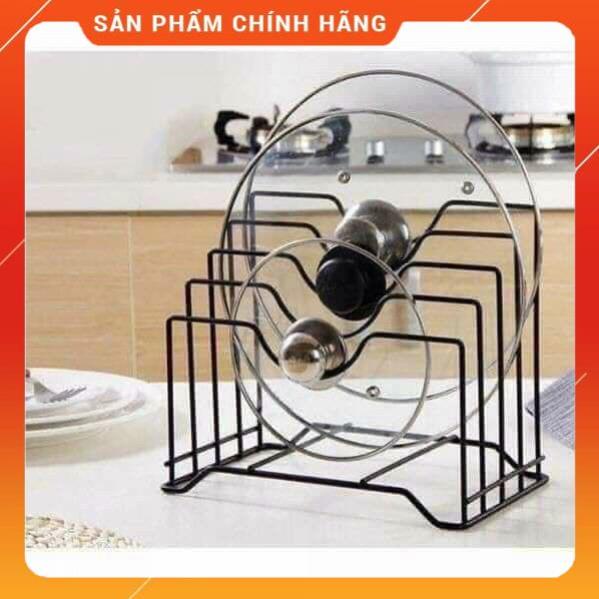 Giá Để Dao Thớt, Cài Vung Xoong Nồi 4 Ngăn Sơn Tĩnh Điện