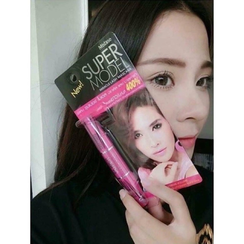 Mascara SUPER MODEL Mítine Thái Lan chính hãng dài mi siêu cong tự nhiên không thấm nước | BigBuy360 - bigbuy360.vn