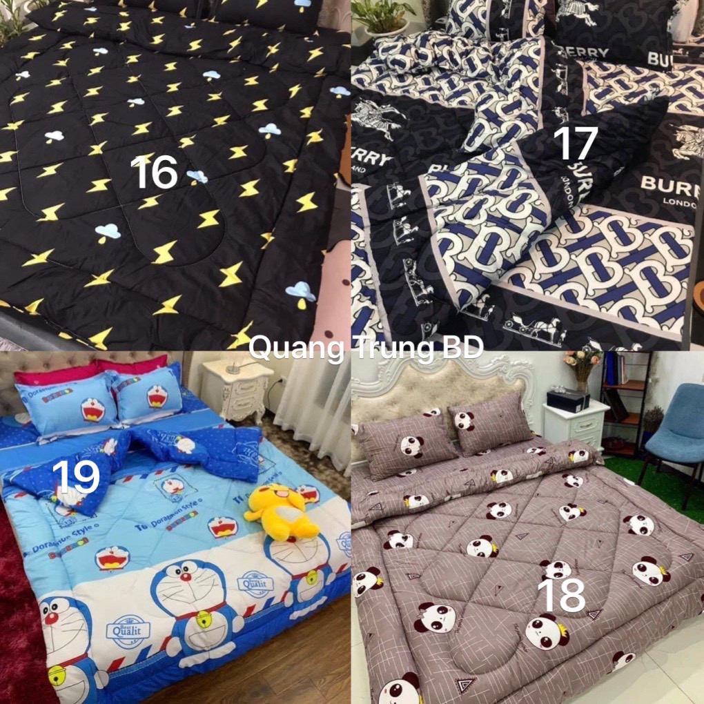 Bộ chăn ga gối 05 món Poly cao cấp Hot nhất 2021 | BigBuy360 - bigbuy360.vn