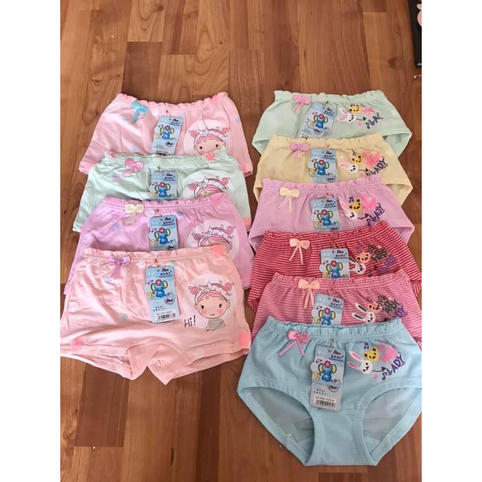 [FLASH SALE]COMBO 4C QUẦN CHIP CHÉO 100% COTTON QC CAO CẤP CHO BÉ GÁI 6m - 4 tuổi(kèm video, ảnh thật)