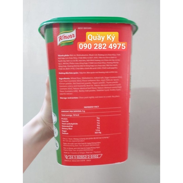 BỘT SỐT / XỐT BÒ NÂU 1kg Knorr - CHIẾT LẺ 500gr