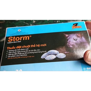 (gói 20 viên) Thuốc diệt chuột Storm - Thuốc chuột Storm
