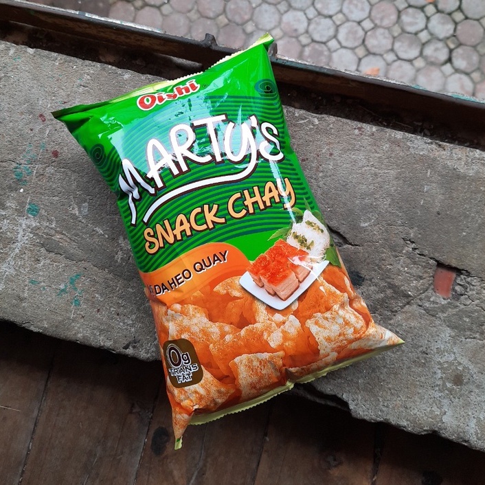 Bim Bim Snack Chay Vị Da Heo Oishi 80g