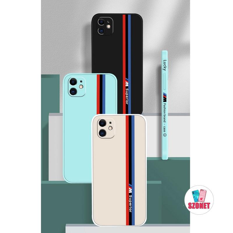 Ốp điện thoại silicon chống sốc họa tiết kẻ sọc cho Iphone 12 11 Pro Max X Xr Xs 6 6s 7 8 Plus + Se 2020