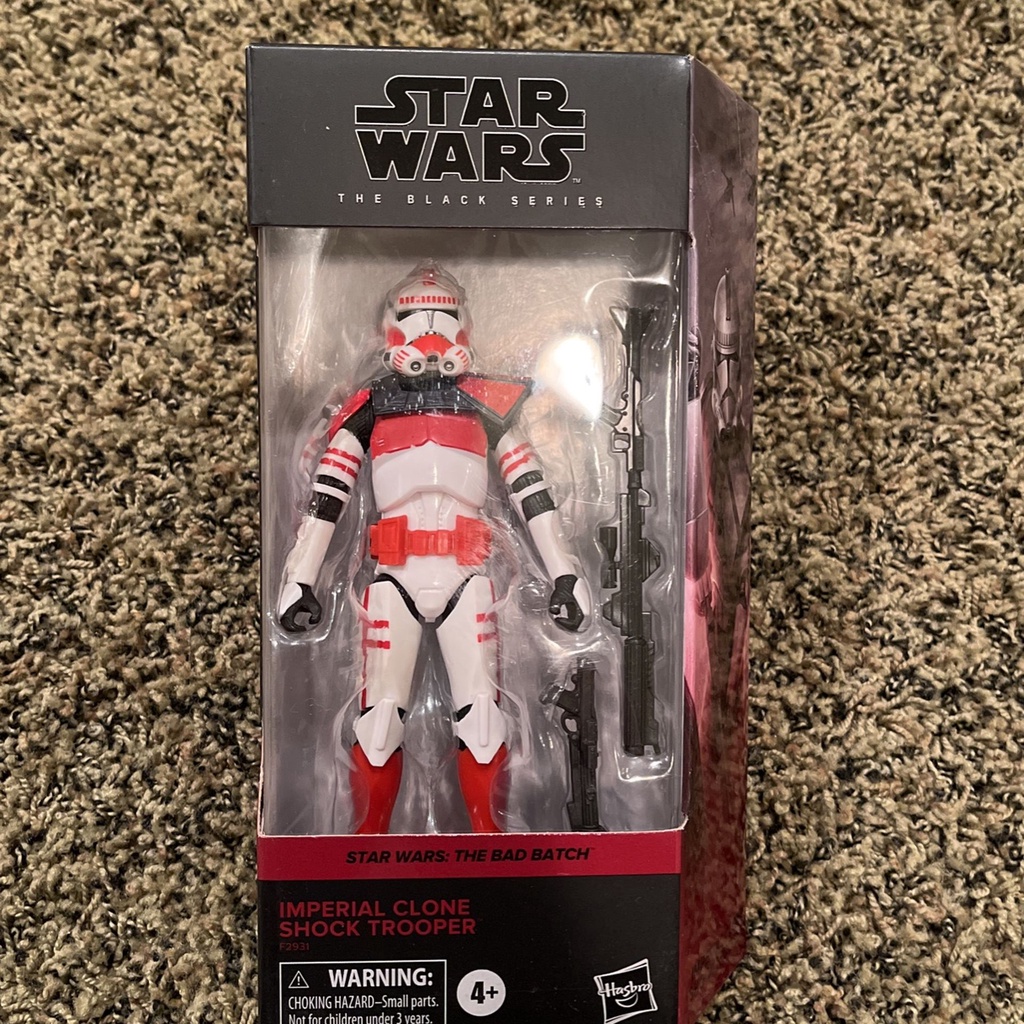 CHÍNH HÃNG Mô Hình Imperial Clone Shock Trooper Star Wars Black Series The Bad Batch