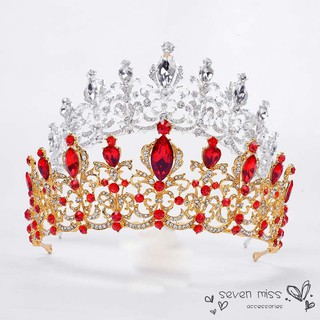 Bridal Crown Queen Rhinestones Hairwear Women Jewelry Accessories Plata Wedding Jewelry Hairwear Bri