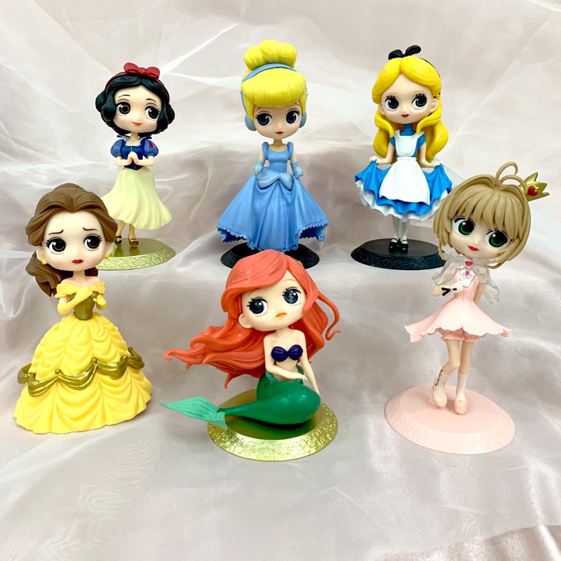 Búp Bê Công Chúa Disney 3D Trang Trí Bánh Kem