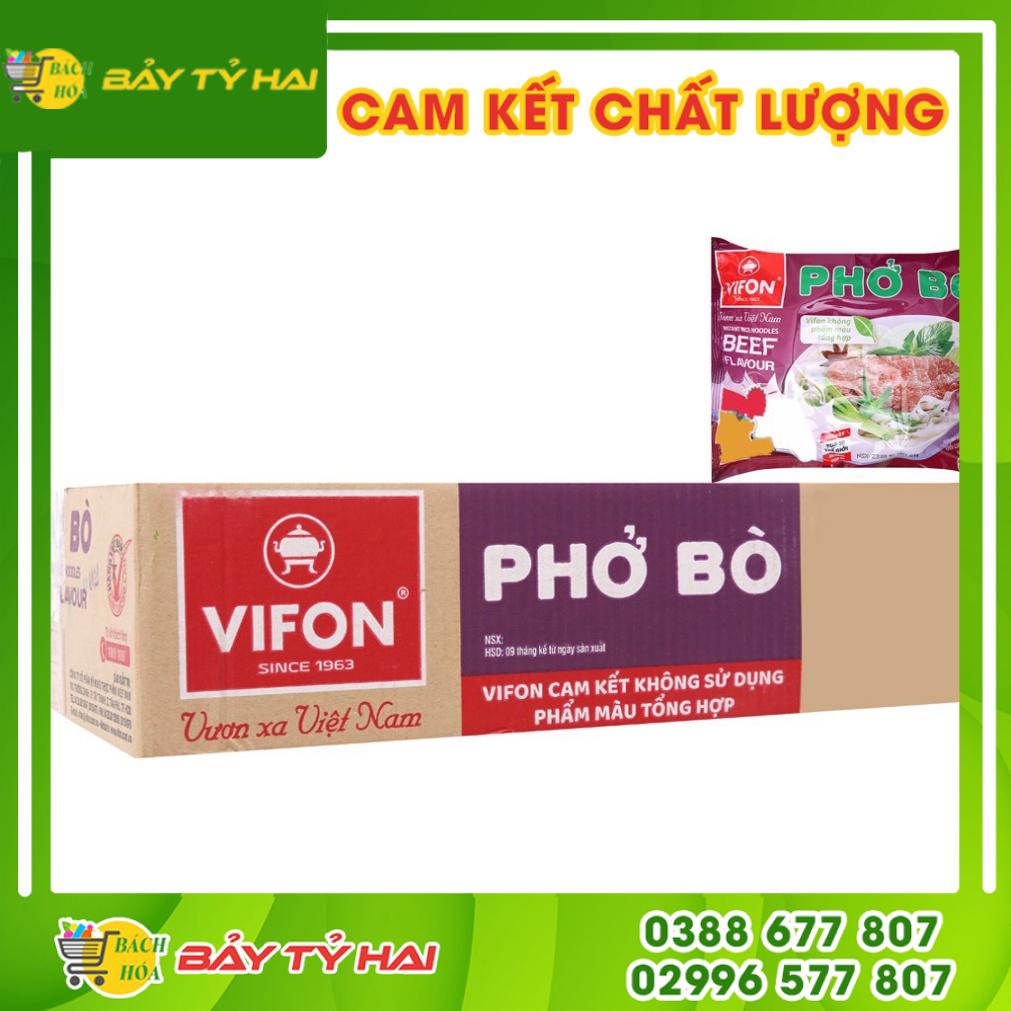 Thùng 30 gói phở Bò ăn liền Vifon 65g