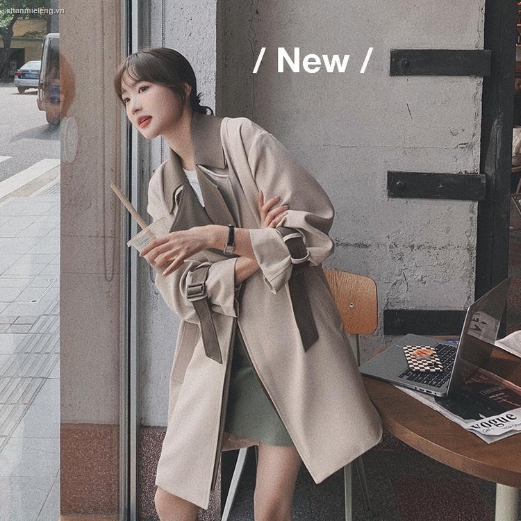 Áo khoác gió dáng rộng thời trang xuân thu phong cách Hàn Quốc mới 2021 | BigBuy360 - bigbuy360.vn