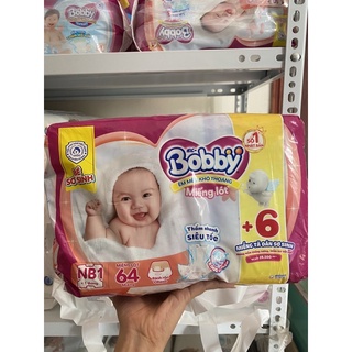 Miếng lót sơ sinh Bobby NB1(108+ 9/64+6), NB2(60/40)
