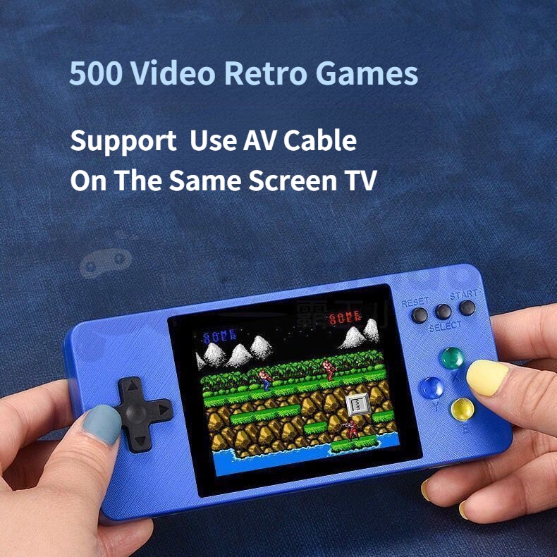 Máy Chơi Game Cầm Tay K5 500 Trò Chơi Cổ Điển Mới