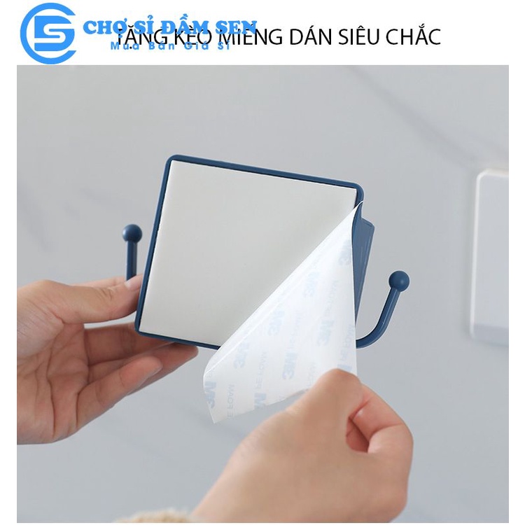 Giá Treo Sạc Điện Thoại Dán Tường có móc treo Tiện Lợi không cần Khoan G215-KetreoDT-CM