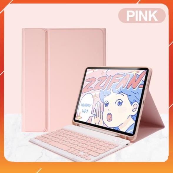Bao da bàn phím ipad có ngăn đựng bút Silicon ốp ipad Air 4/Pro 11/10.5/9.7/Gen 5/6/7/8/9/10/Air 1/2/3/4/5