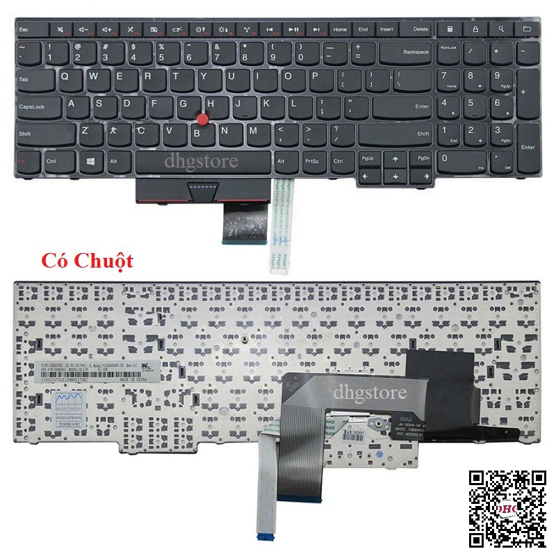 Bàn phím laptop Lenovo Thinkpad E530 E530C E535 E545