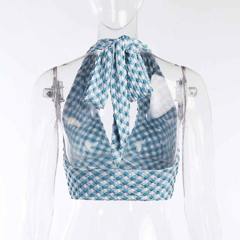 Áo Croptop Cổ Chữ V Hở Lưng Gợi Cảm Thời Trang Mùa Hè D0319