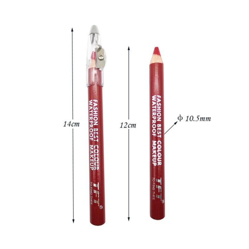 [Hàng mới về] Chì kẻ mắt 12 màu tùy chọn chống nước & nhòe kèm đồ chuốt | BigBuy360 - bigbuy360.vn