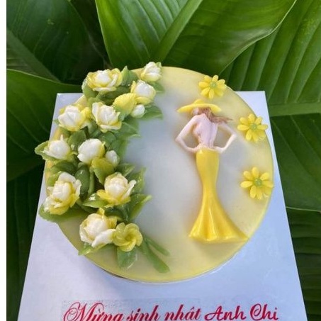Khuôn Silicon Cành Hoa Hồng to dài 17cm