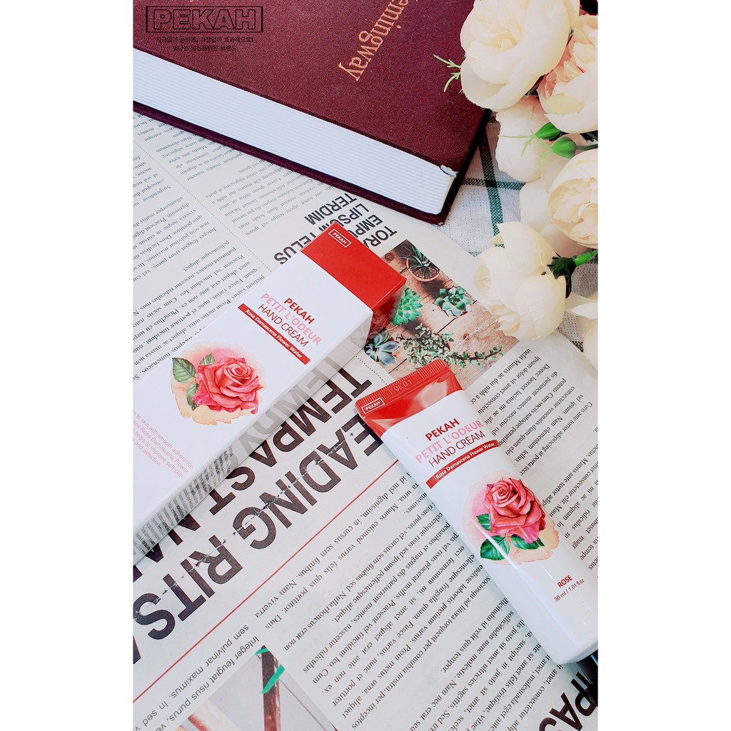 Kem dưỡng da tay hoa hồng PEKAH ROSE PETIT L’ODEUR HAND CREAM 💖𝑭𝑹𝑬𝑬𝑺𝑯𝑰𝑷💖 Kem dưỡng da tay Hàn Quốc 30ml | BigBuy360 - bigbuy360.vn