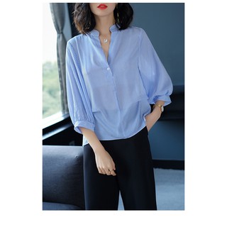 Tk182-sơ mi nữ tay phồng cổ trụ s-6xl