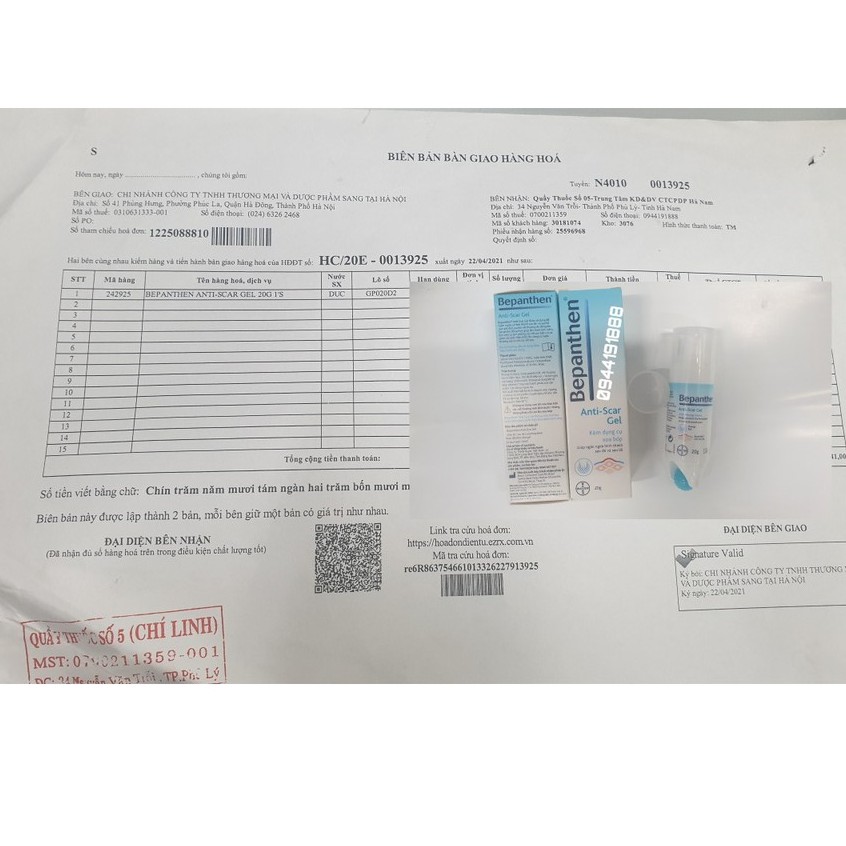 GEL HỖ TRỢ TRỊ SẸO BEPANTHEN- Anti Scar Gel - Có Viên Bi Lăn Massage Ngừa Sẹo Đỏ,Sẹo Lồi