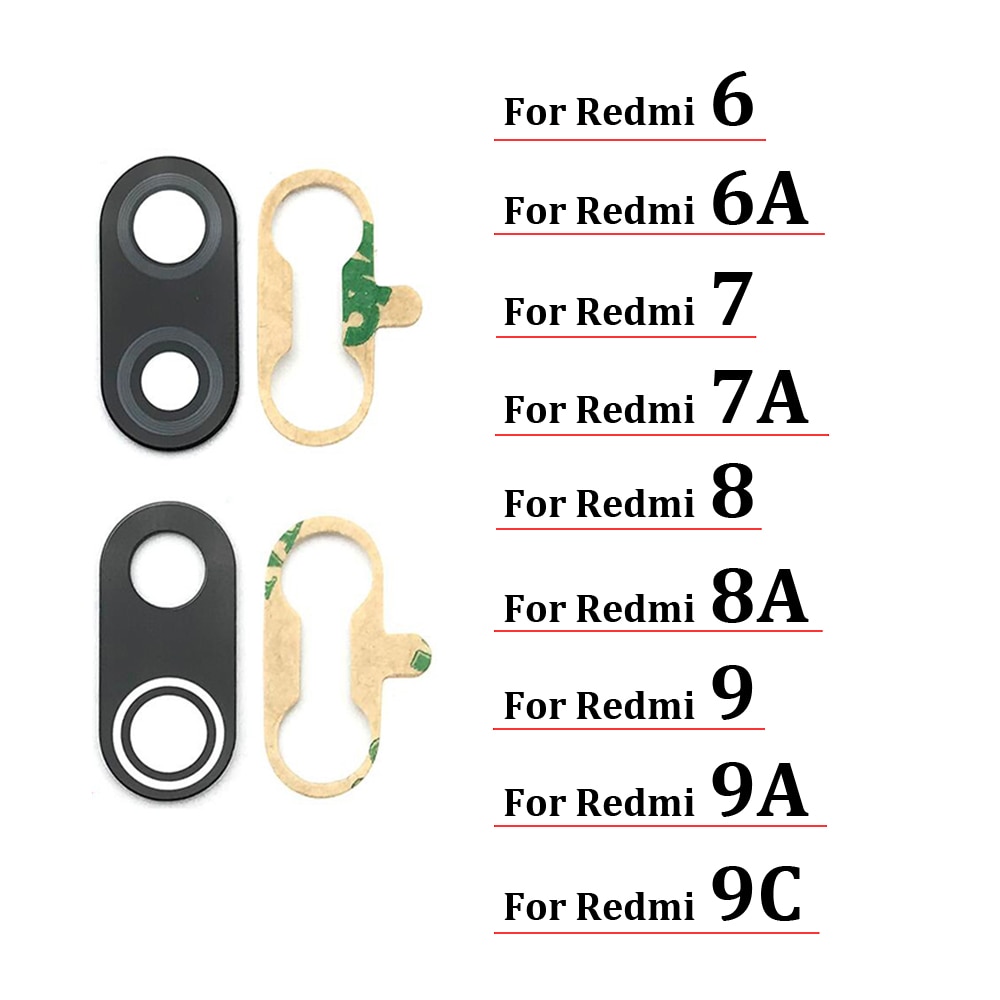 Kính Bảo Vệ Camera Sau Cho Xiaomi Redmi S2 6 6a 7 7a 8 8a 9 9a 9c K40