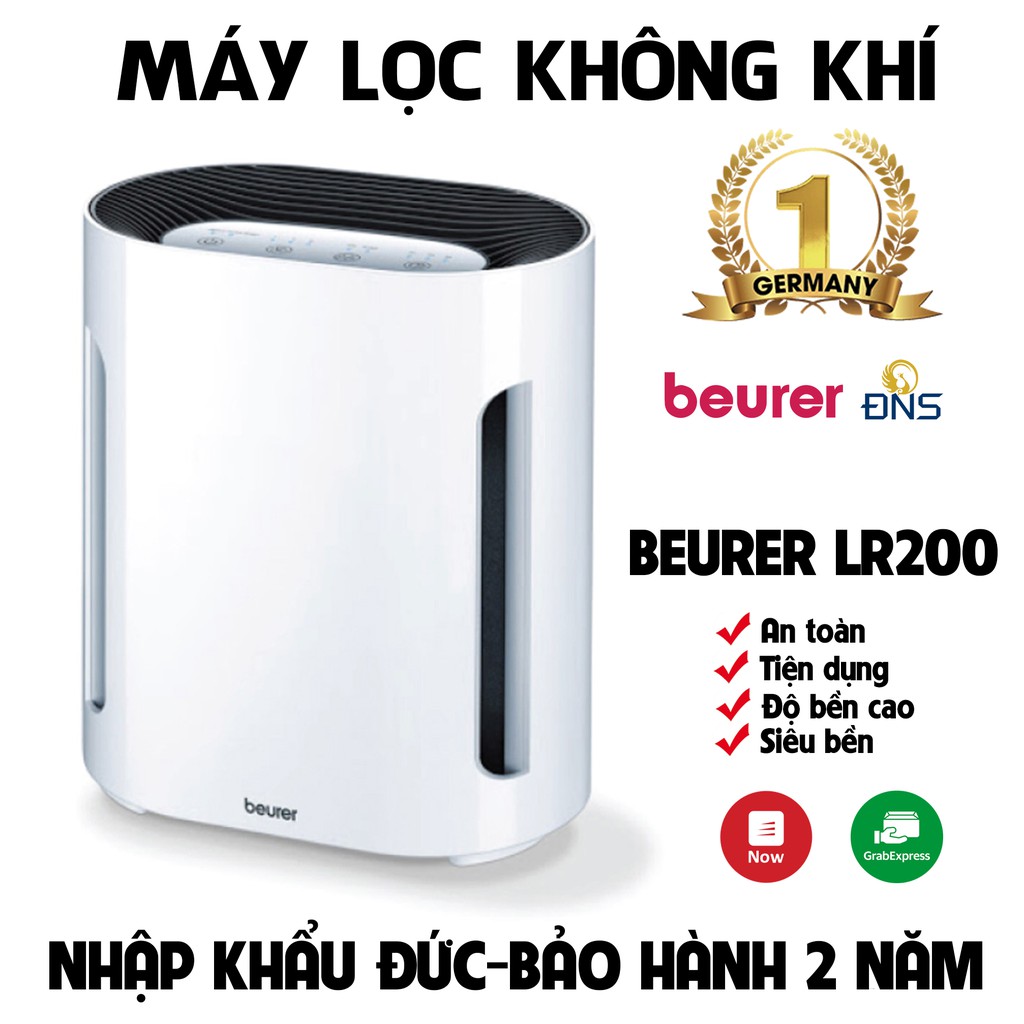 FREESHIPMáy lọc không khí Beurer ION LR200 (28m2) - Nhập Khẩu Đức Bảo Hành 2 Năm