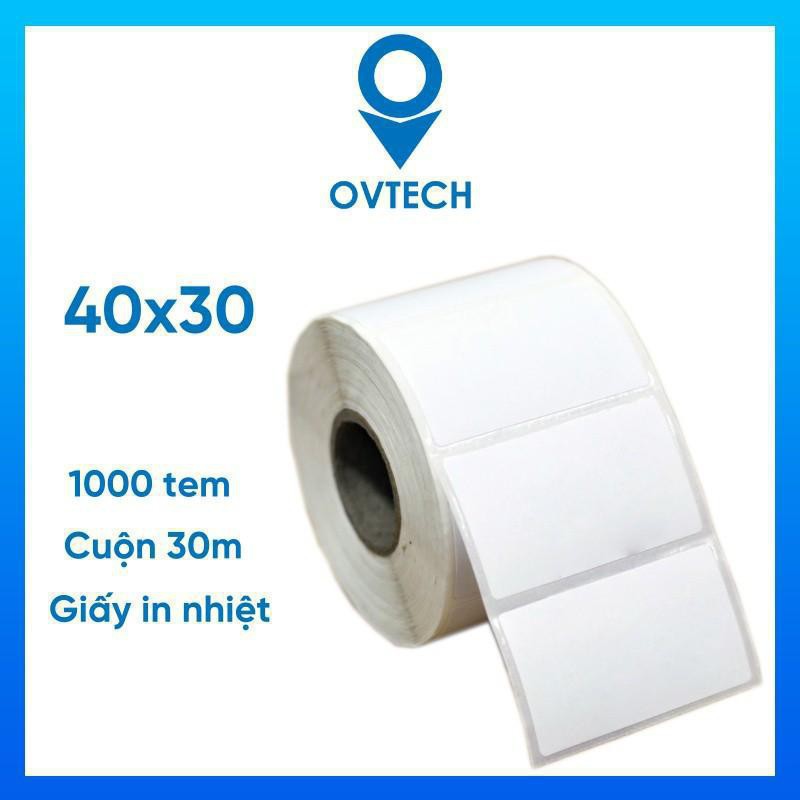 Decal nhiệt 40x30mm, 50x30mm Tem trà sữa, trà chanh