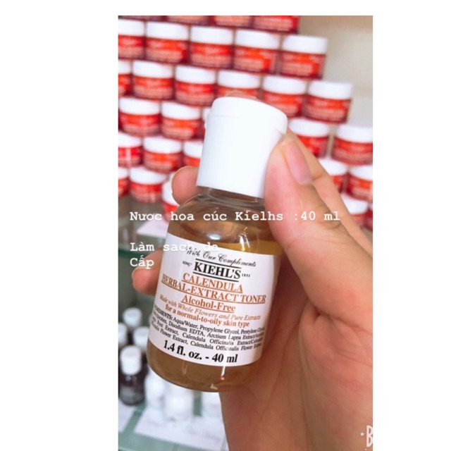 ️Nước hoa hồng hoa cúc Kiehl’s Calendula Herbal Extract Alcohol-40 ml