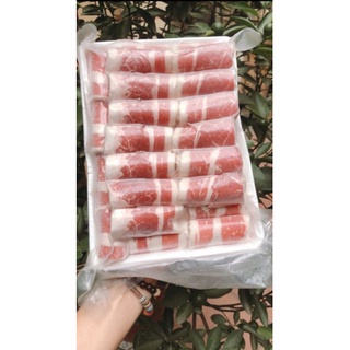 Ba chỉ bò mỹ khay 500g - chuẩn exel - bò nhúng lẩu nướng