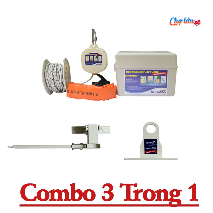 Bộ Combo dây thoát hiểm NIKAWA - KOREA KDD-3F