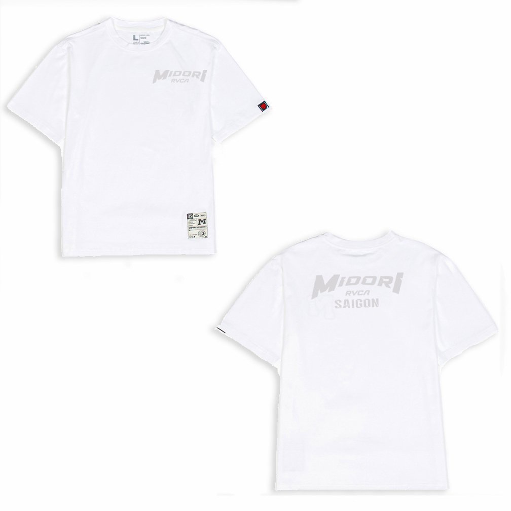 Áo thun Unisex form rộng tay lỡ Phông Nam Nữ phản quang Local Brand Mi Midori