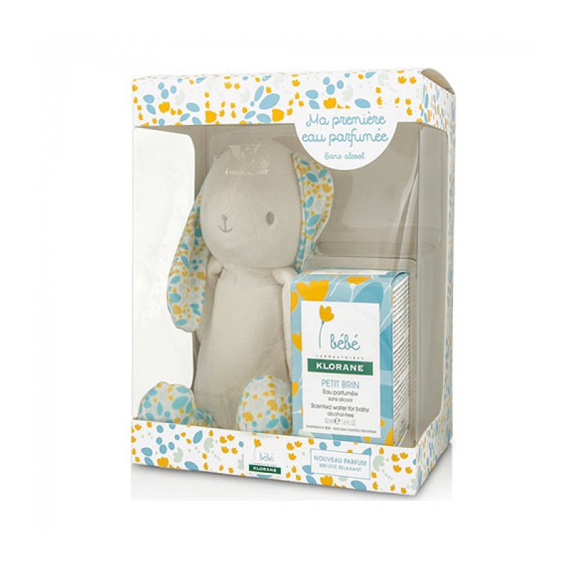 Set Nước Hoa Cho Bé Klorane Bebe Petit Brin 50ml (Tặng kèm thỏ bông siêu cute)