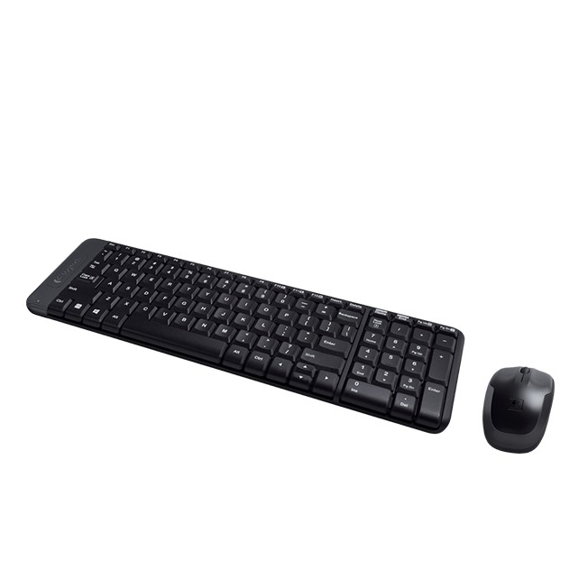 Combo Bàn Phím Chuột Logitech Không Dây MK220 - Hàng Chính Hãng