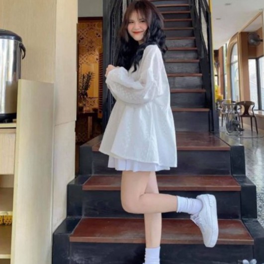 Áo babydoll xô thêu hoa siêu điệu.Áo babydoll kiểu cách thêu hoa tay bồng siêu xinh
