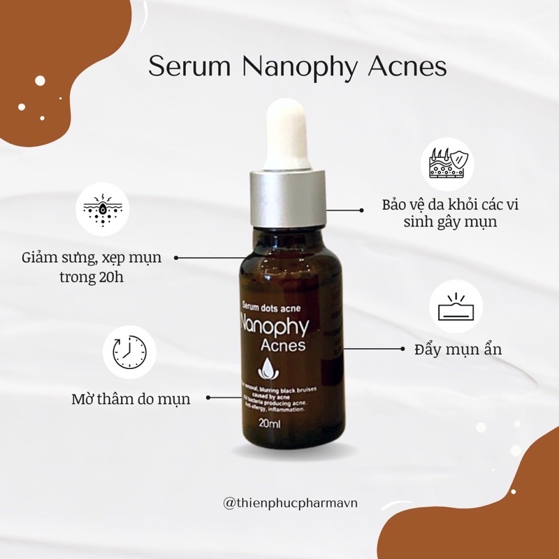 Serum Nanophy Acnes Chính Hãng- Ngừa Mụn, Giảm Thâm Sẹo, An Toàn