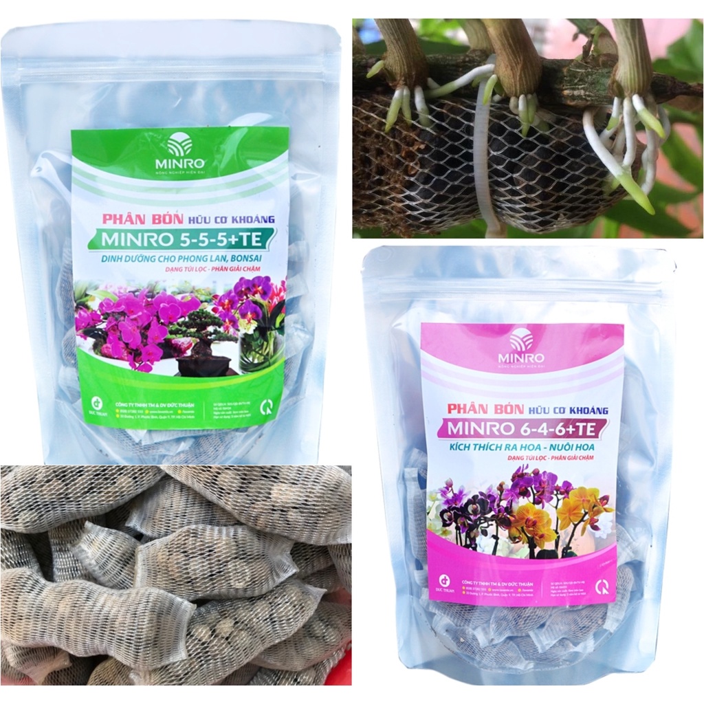 Phân Lan Túi Lưới Cao Cấp, Phân Bón Lan Dùng Cho Mọi Giai Đoạn (36 túi lưới)