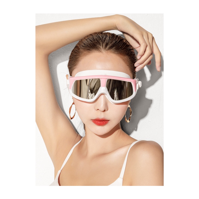 Kính Bơi Chống Sương Mù Khung Lớn Tiện Dụng Cho Nam Và Nữ