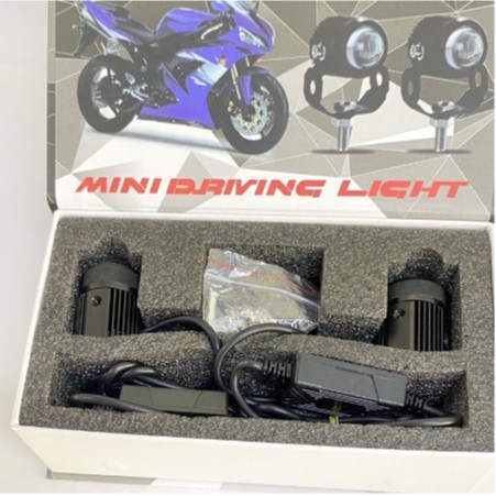 (1 đôi) Đèn LED trợ sáng mini nhiệt màu siêu sáng