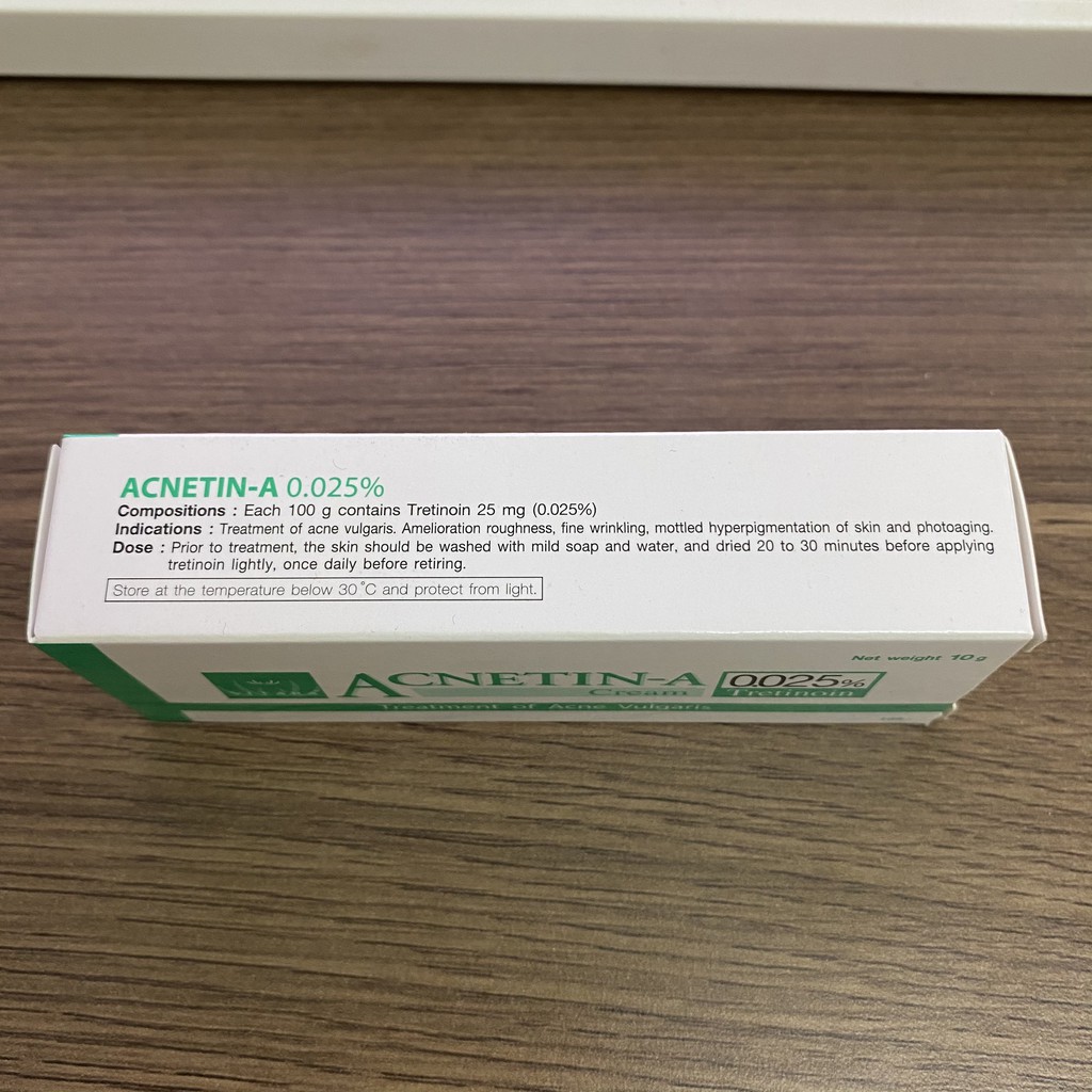 Gel giảm mụn ẩn, chống lão hóa Tretinoin Acnetin A Vitara Aknederm Cream 10g | BigBuy360 - bigbuy360.vn